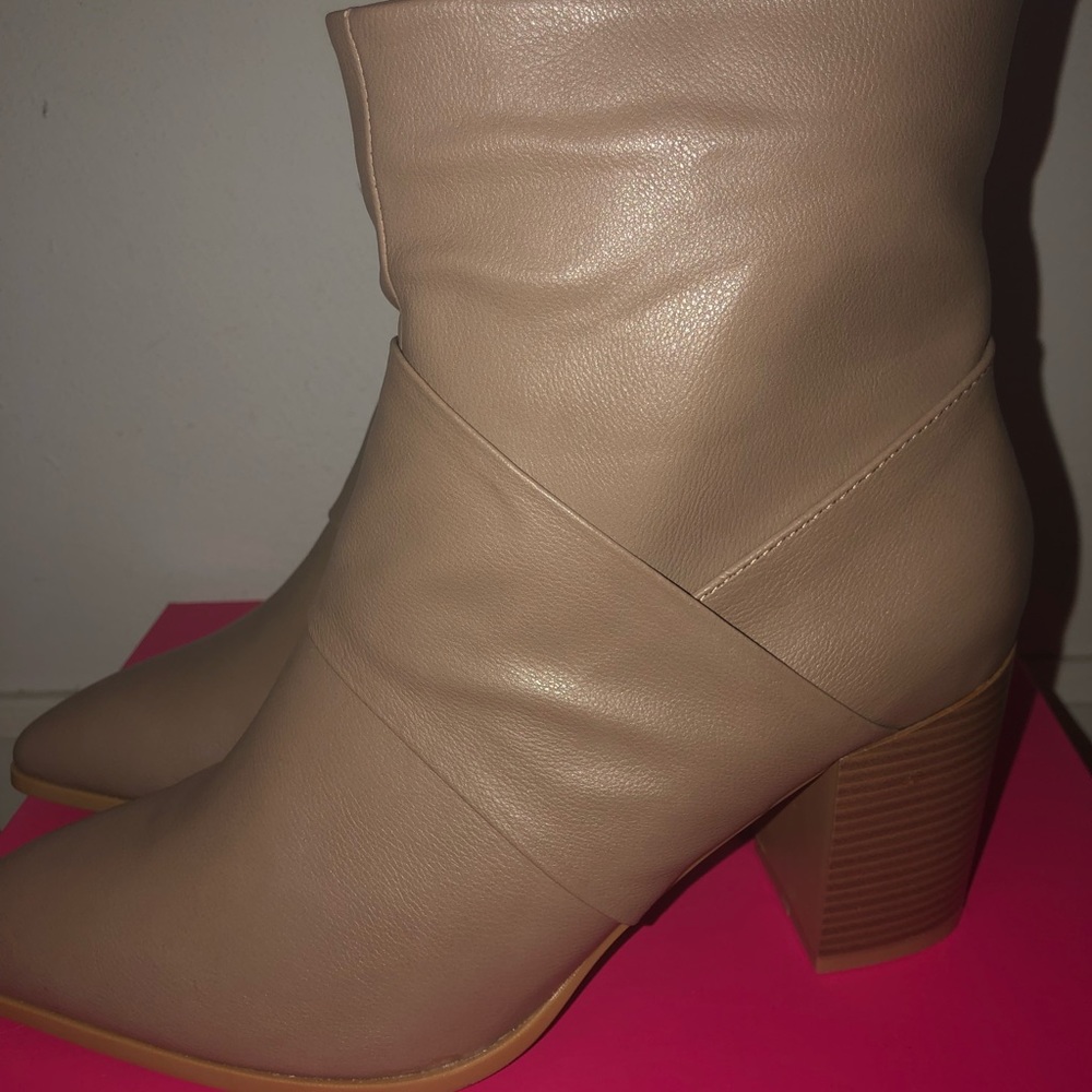 Beige Bootie - Picture 4 of 6